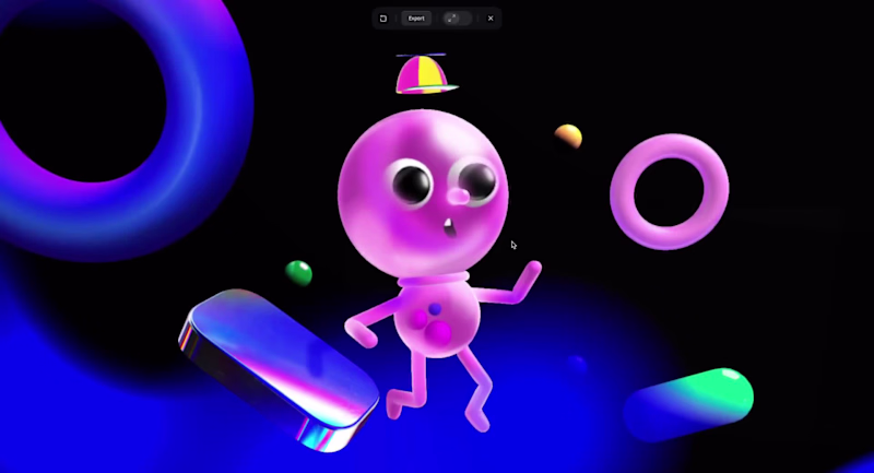 Cover image for 3D interactive website character
