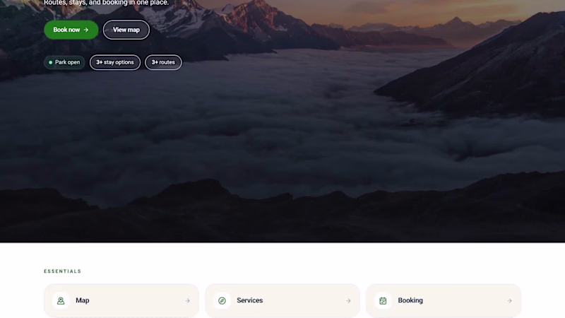 Cover image for Design a Stunning, Informative National Park Website