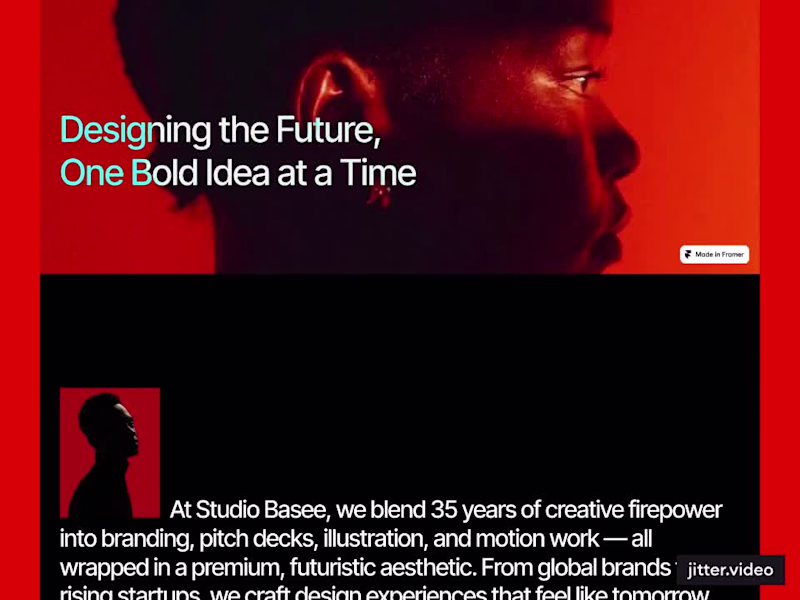 Cover image for Studio Basee Website Transition and Redesign