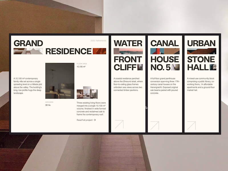 Cover image for Animation exploration
built with Figma +