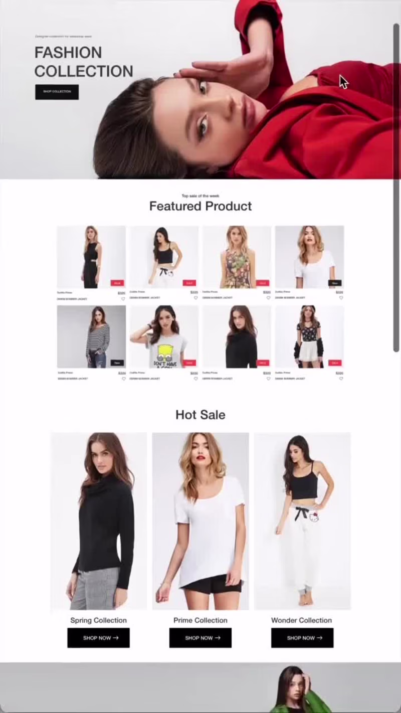 Cover image for Fashion E-commerce Shopify Store
A modern