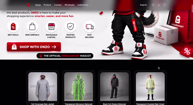 Cover image for Innovative E-commerce Platform: Onsale Mart UX/UI Showcase