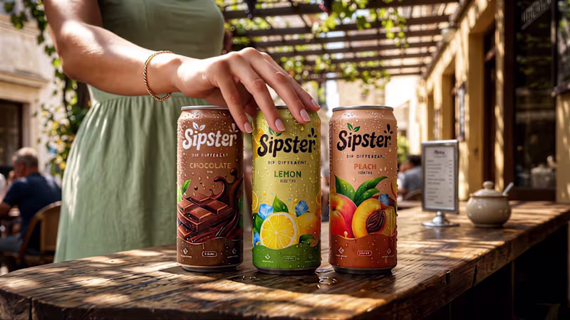 Cover image for Sipster – Brand Identity & Packaging Design