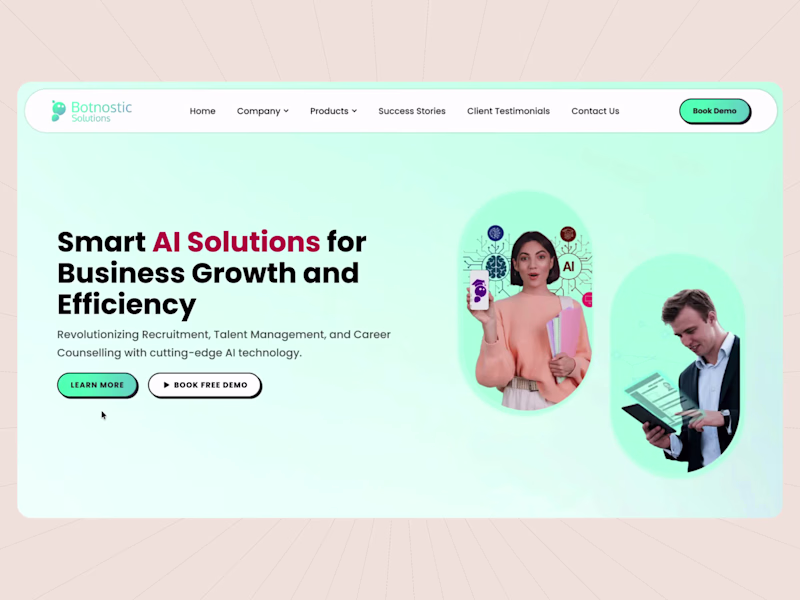 Cover image for Website Redesign for AI SaaS Company