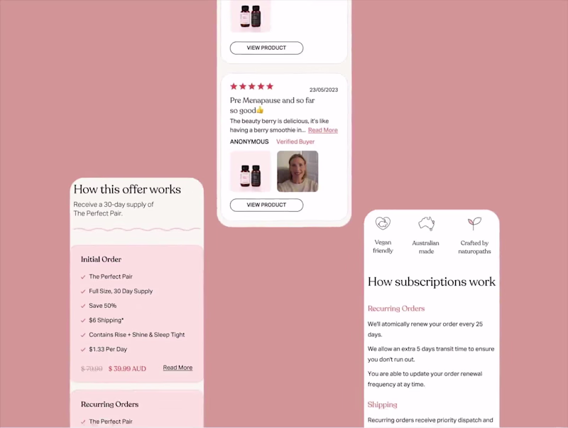 Cover image for Mister Jones Health – Responsive Landing Page Design