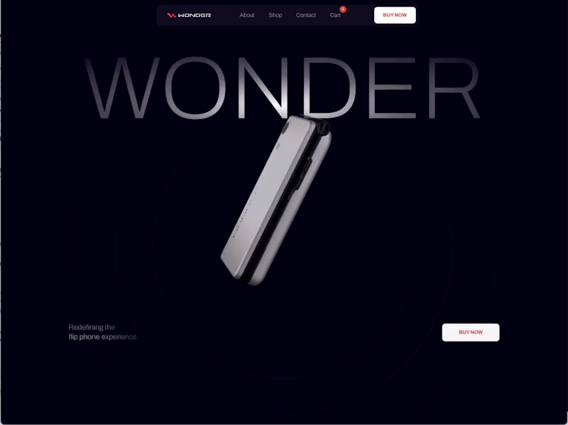 Cover image for WonderPhone - Website Design & Webflow Development + Smootify
