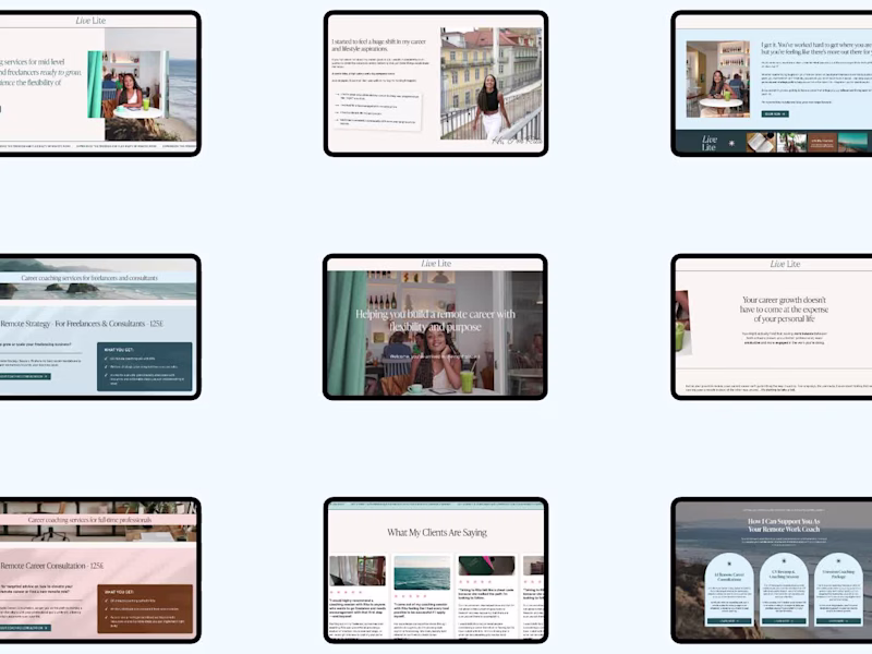 Cover image for Framer Website Design for A Remote Career Coach