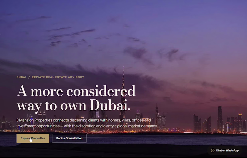 Cover image for DMansion Properties — Luxury Real