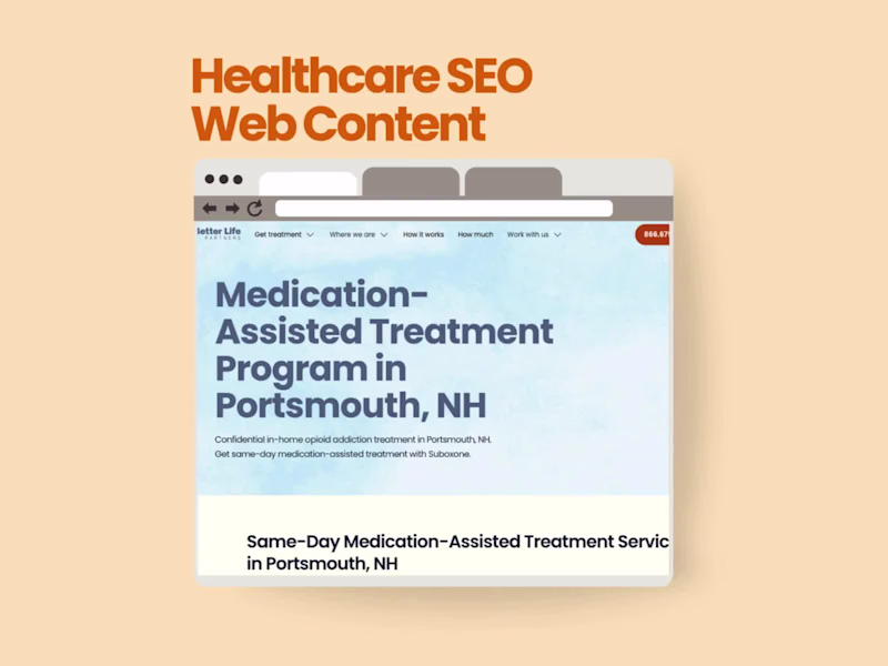 Cover image for SEO Web Content Initiative | Healthcare