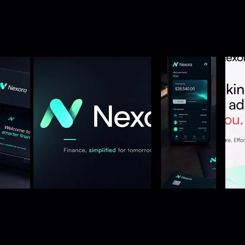 Cover image for Nexora FinTech Brand Identity Development