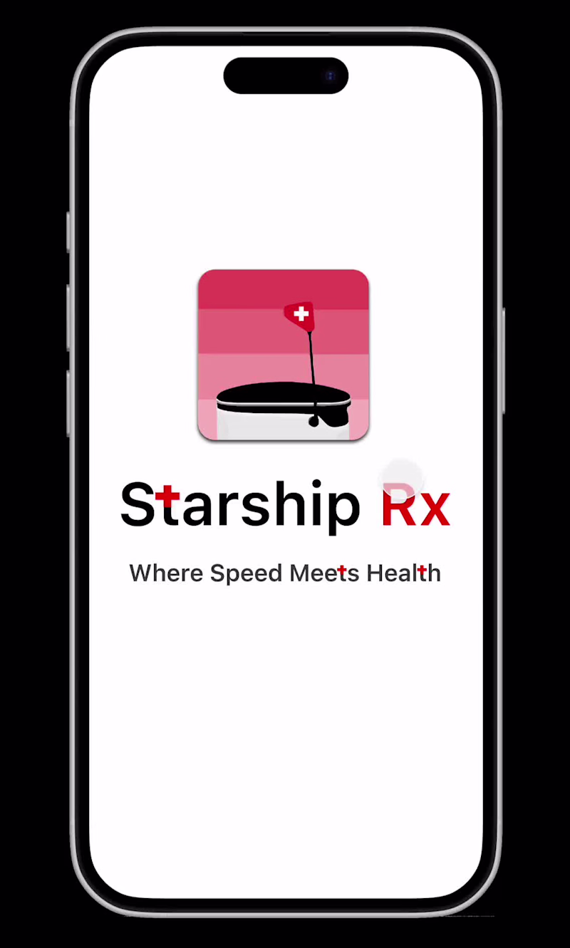 Cover image for Starship Rx: Pharmacy Delivery App Prototype