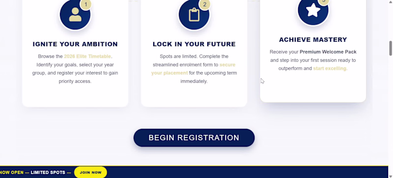 Cover image for Sydney Academy Website 
