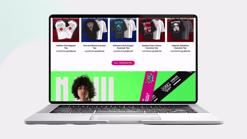 Cover image for GeekDrip – Anime Streetwear E-Commerce