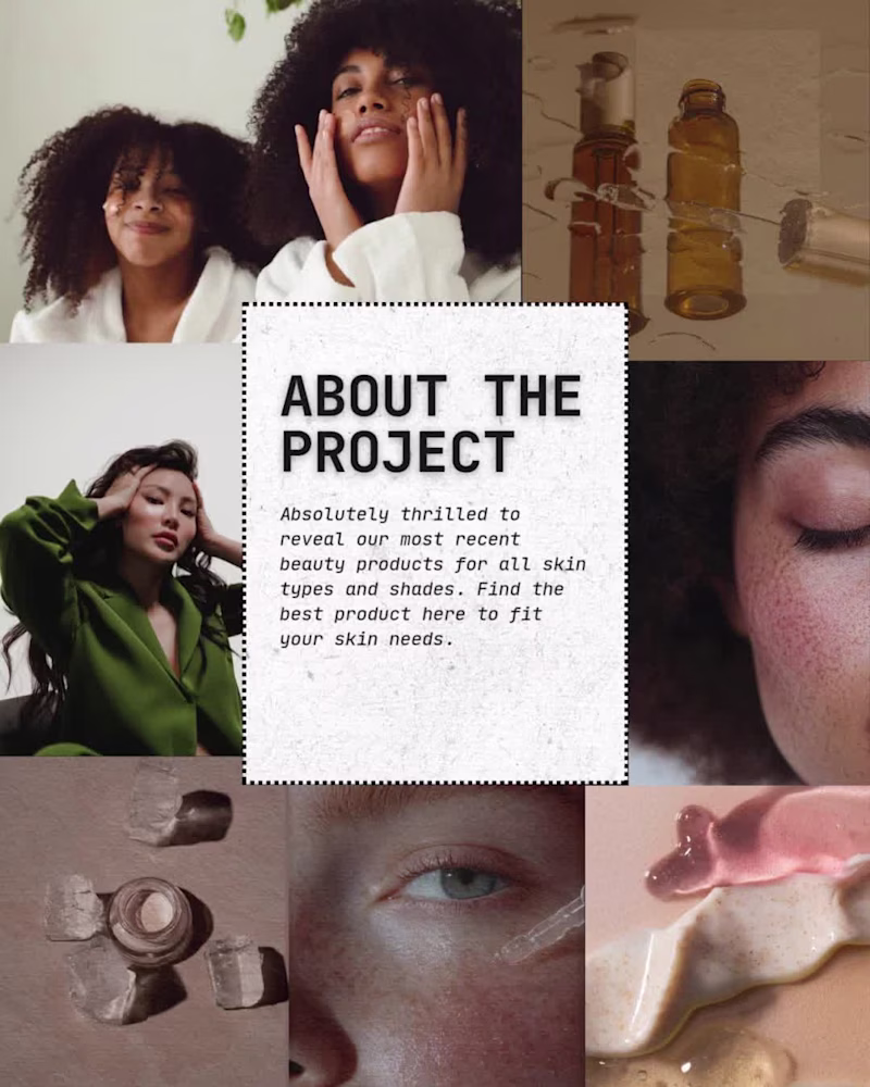 Cover image for Beauty Retail Website in Pink and Cream Colorful Blocks Style