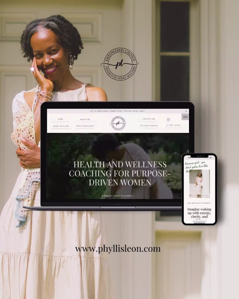 Cover image for Health & Wellness Coaching Website Launch for Phyllis Leon