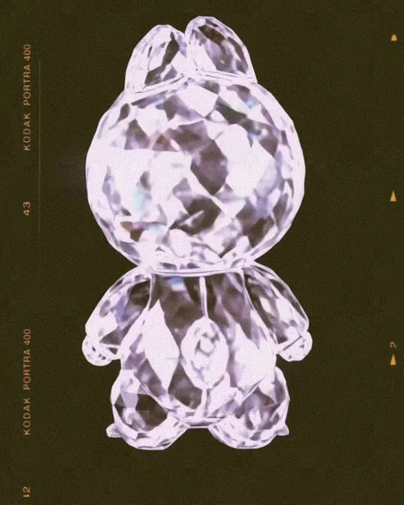 Cover image for Diamond Labubu Doll