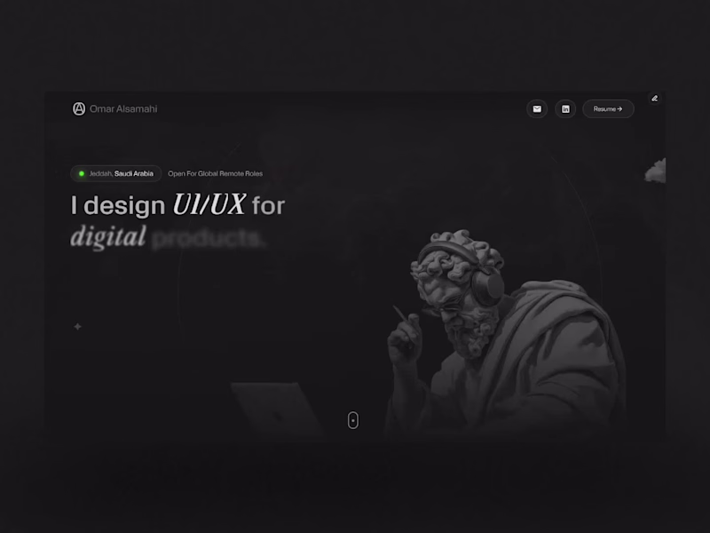 Cover image for Distinct Personal Portfolio Design