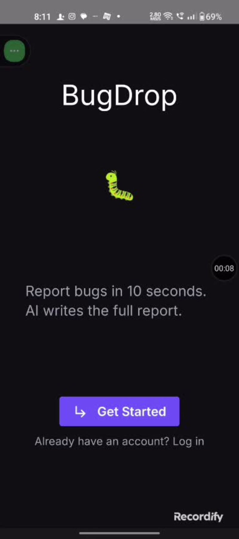 Cover image for BugDrop — AI-Powered Bug Reporter