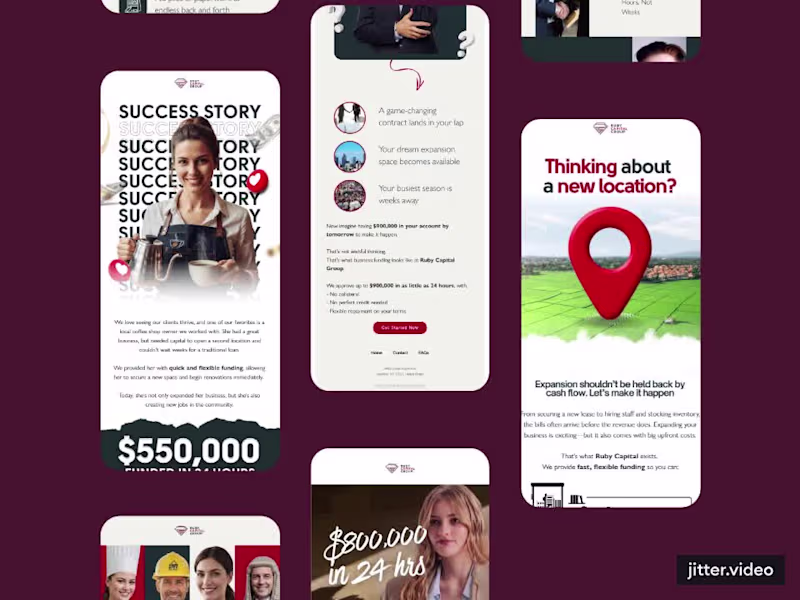 Cover image for Email Campaign Designs for Ruby Capital Group