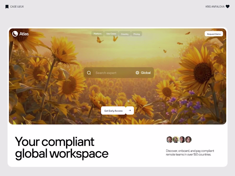 Cover image for Atlas Global HR Platform UI Design