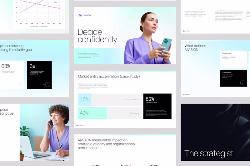 Cover image for Modern presentation direction I’ve been playing with lately....