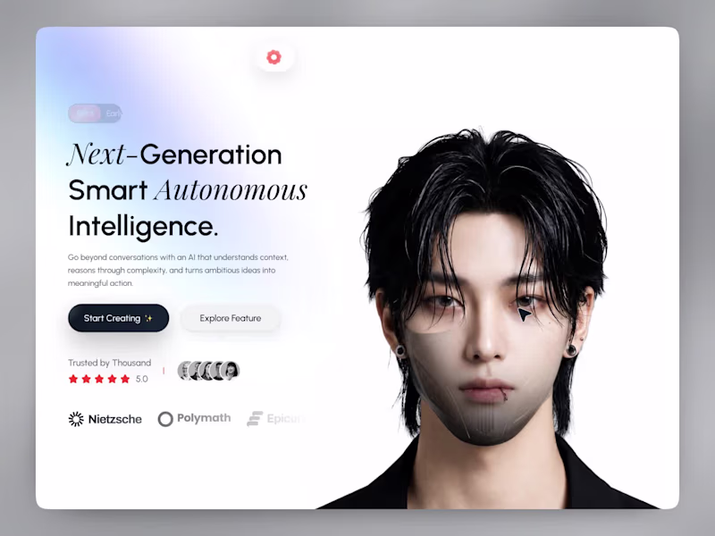 Cover image for Prism — AI SaaS Landing