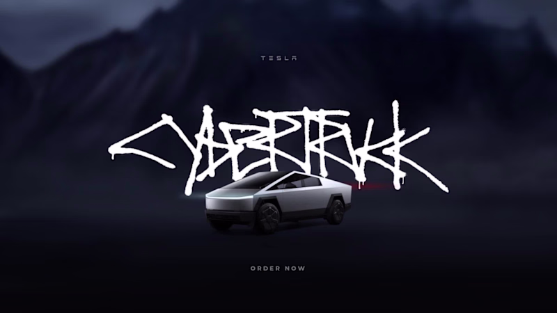 Cover image for A Tesla Cybertruck animation made